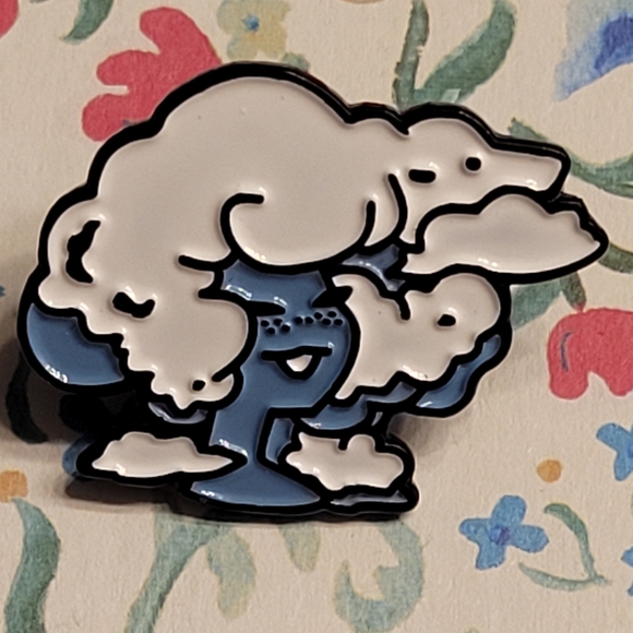 Head In The Clouds Enamel Pin - Picture 4 of 9